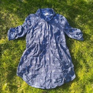 Style & Co. Blue Paisley Tunic Size S